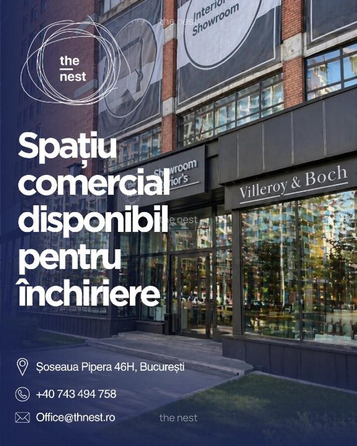 Spațiu comercial de închiriat în incintă Showroom Mobilă-– Ideal Design / Arhite