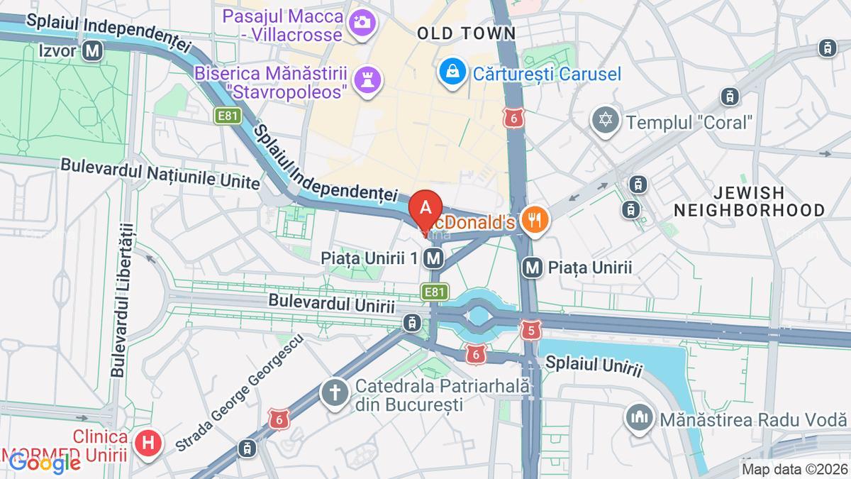 Spatiul comercial stradal, locatie top Piata Natiunilor Unite / Zona Unirii,