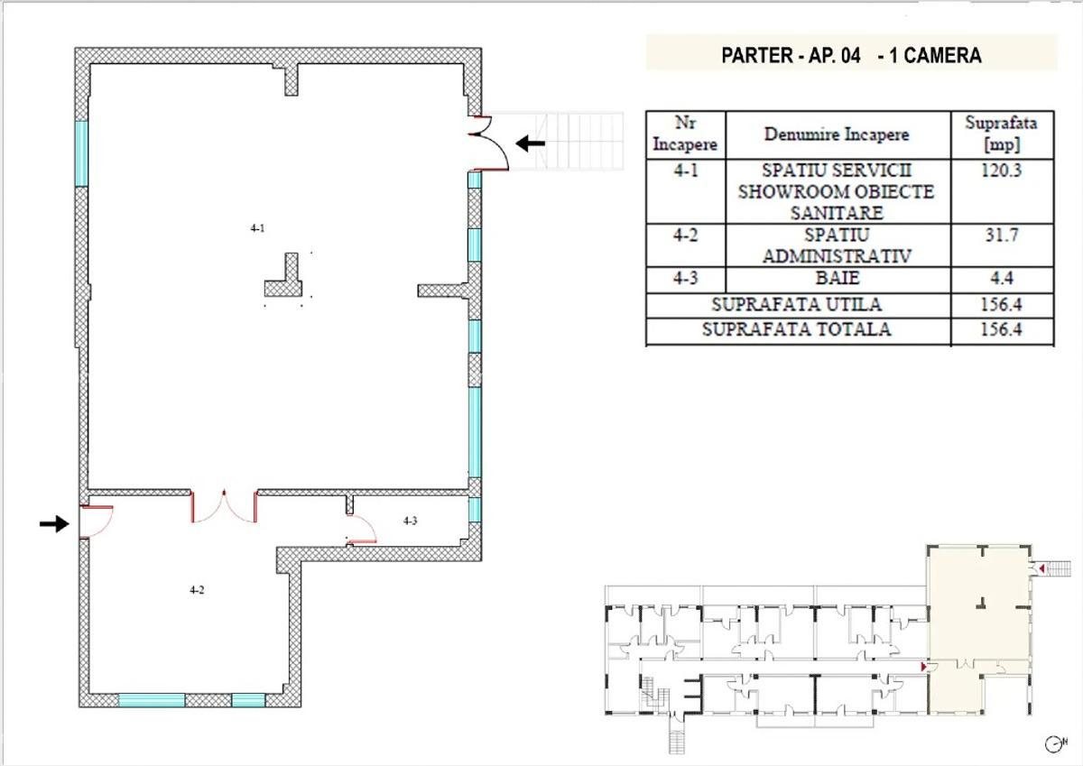 Spatiu Comercial in Platinum Residence Direct Dezvoltator