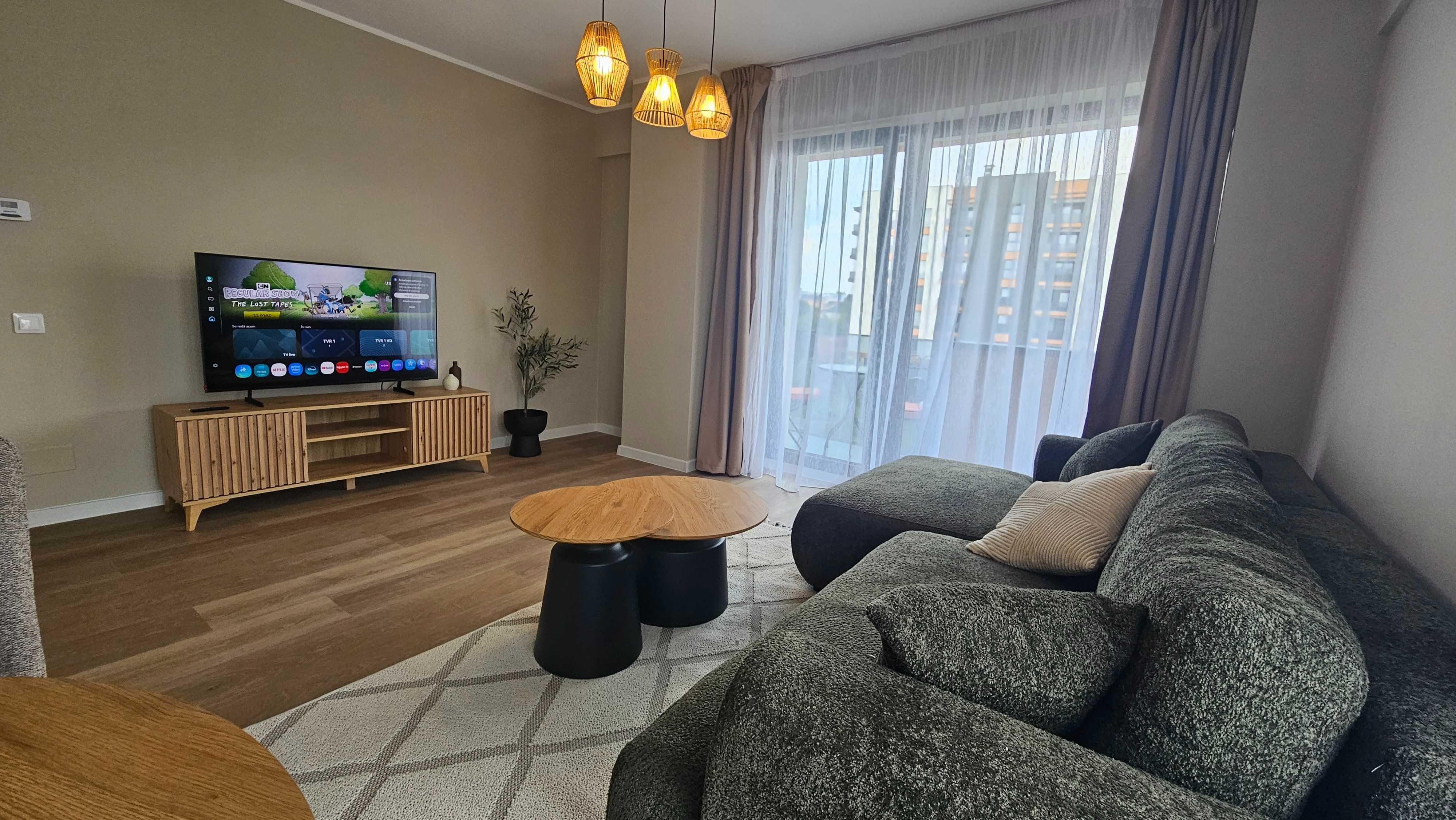 Proprietar, inchiriez apartament 2 camere Intre Lacuri Residence, str. Dionisie Roman, loc de parcare subteran inclus in pret