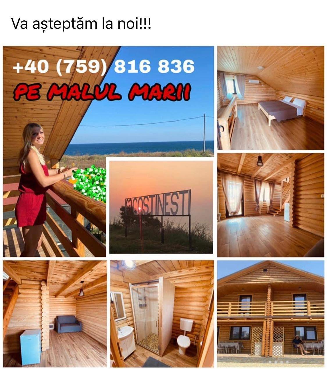 Cameră de închiriat în Costinești, primă linie la mare