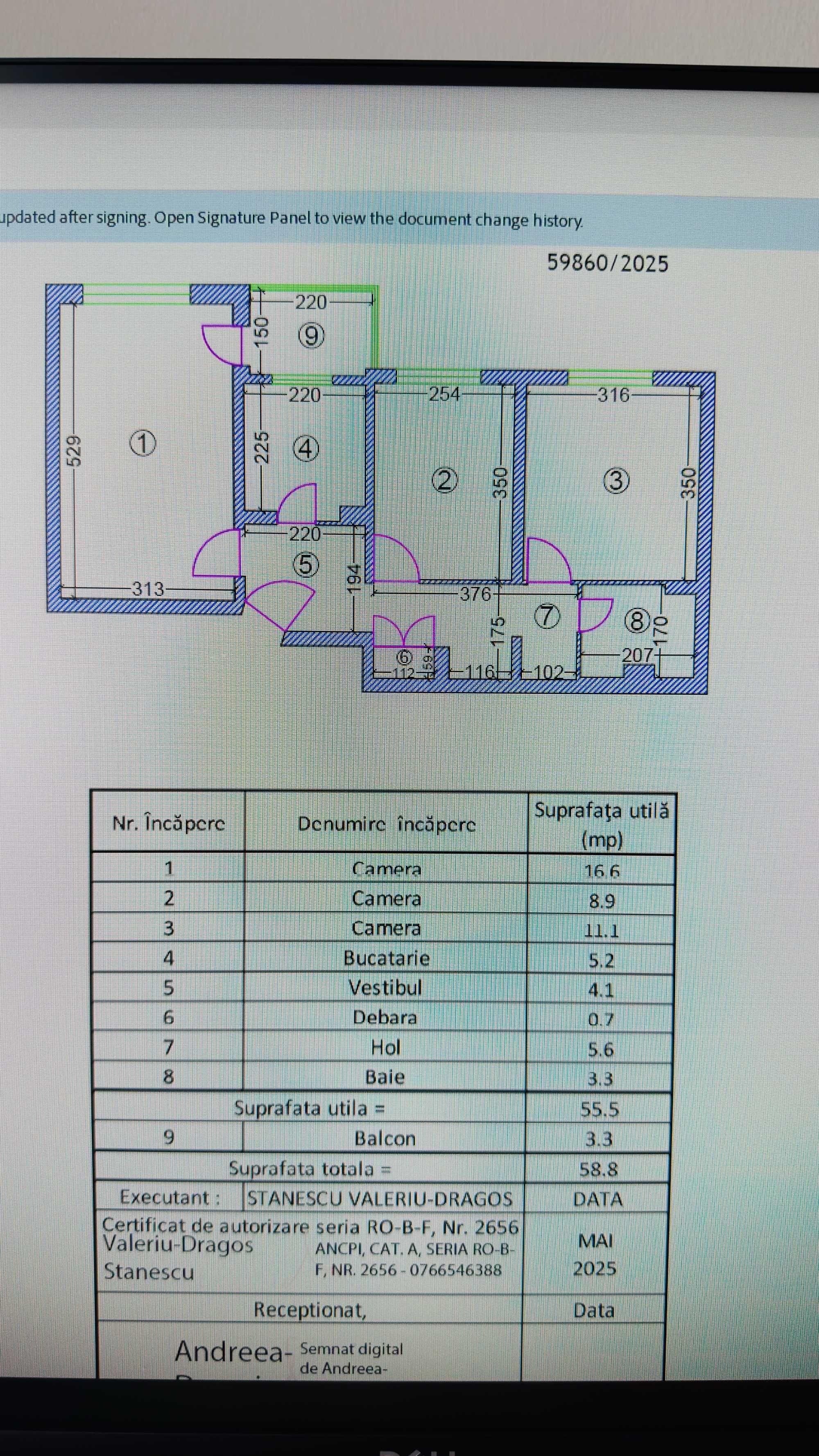 Apartament 3 camere zona Ozana