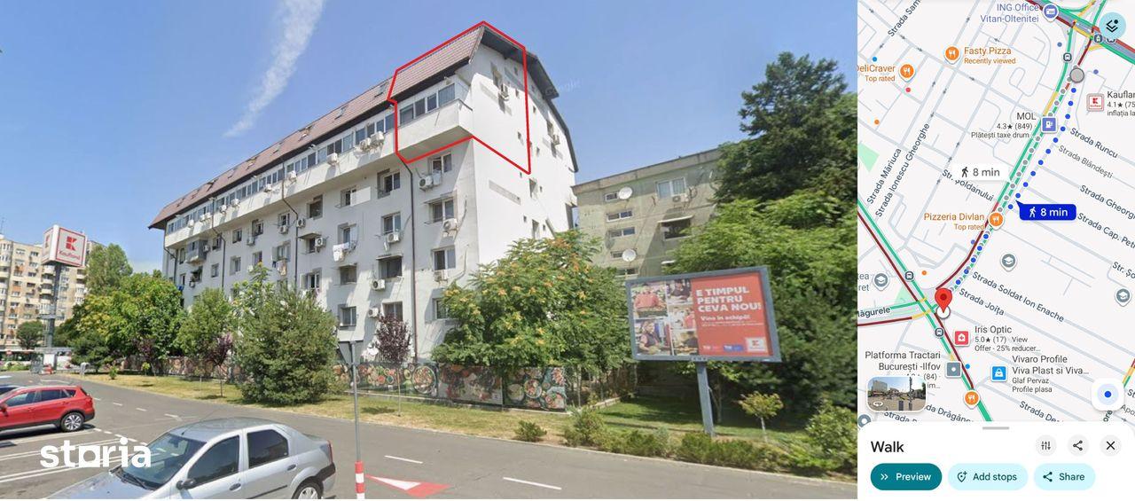 Proprietar|Duplex 2 cam,2 băi|700m metrou Apărători|Pod 14mp|Centrală