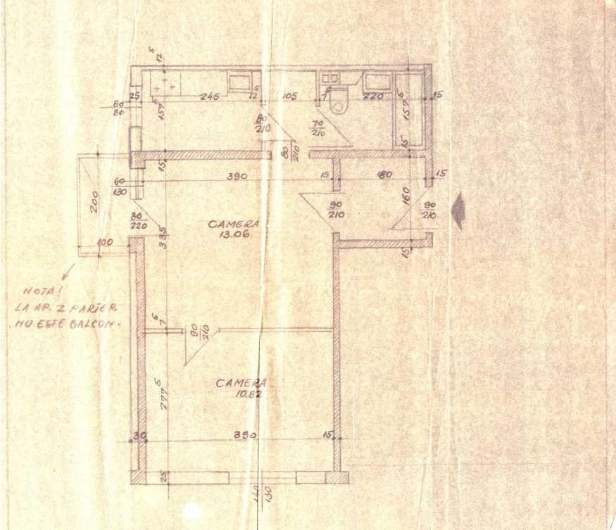 Apartament 2 camere etaj 1/10 semidecomandat Bucuresti Sector 5 Rahova Malcoci