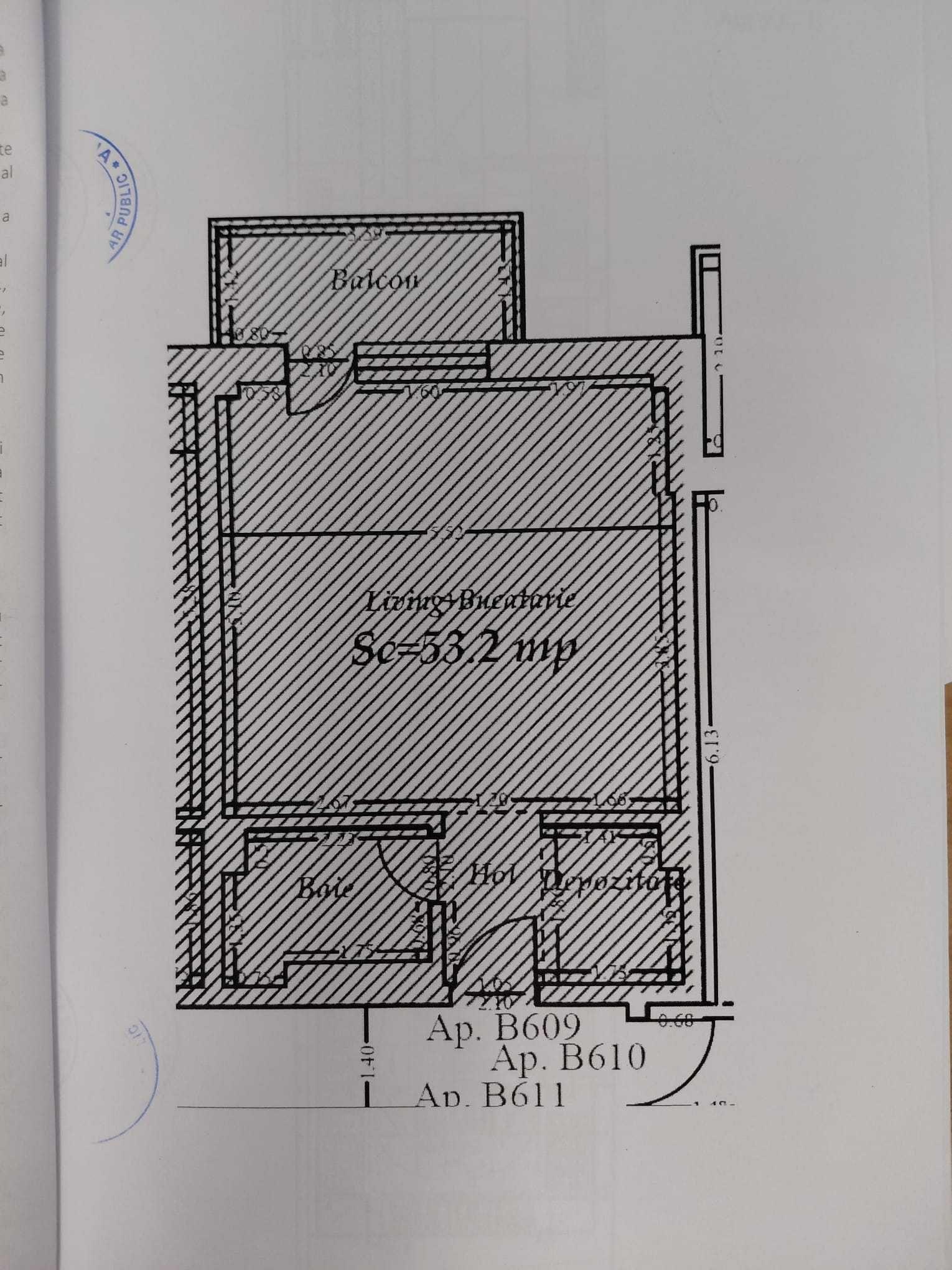 Spacious studio apartment in Pipera | 53.2 sq m | Close to the metro. - imagine 1