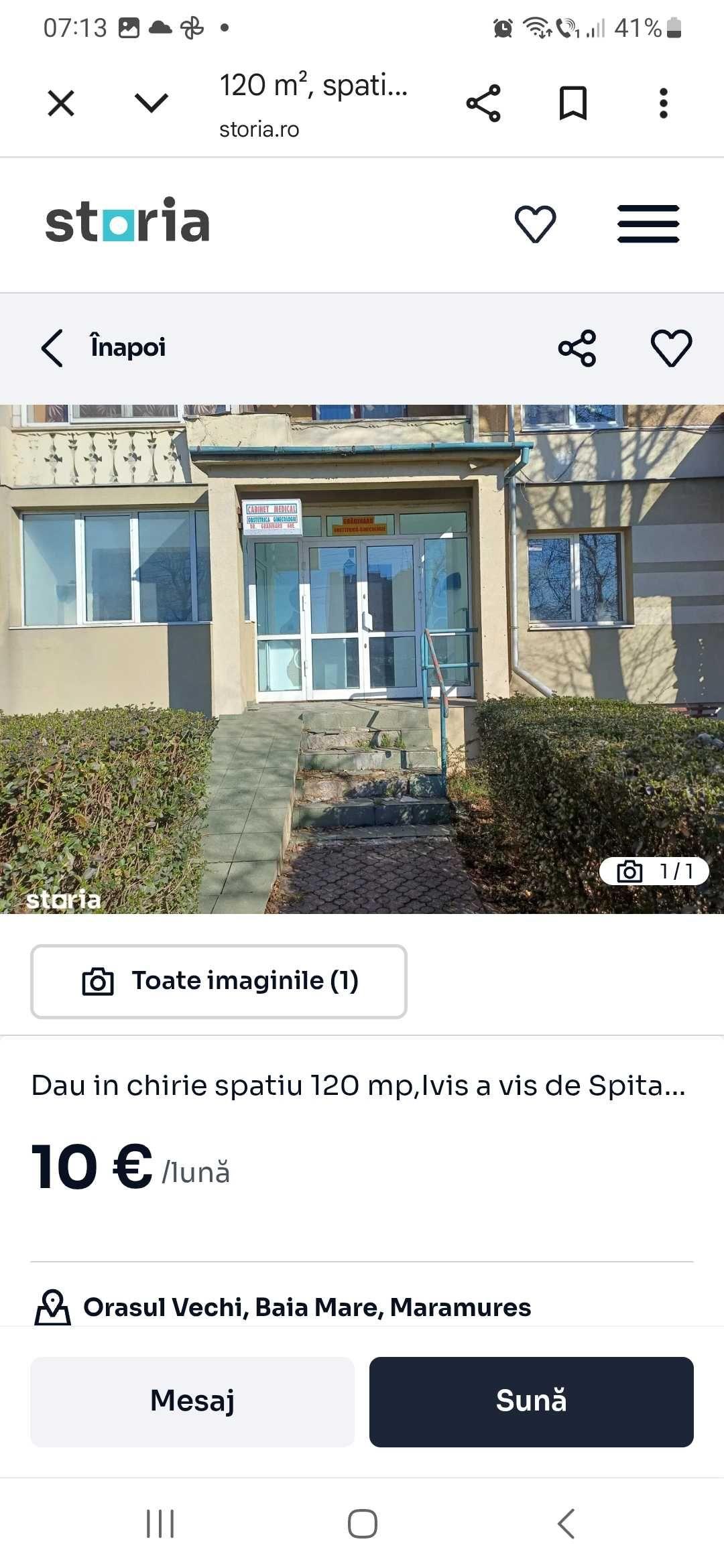 Dau in chirie spatiu comercial,120 mp,zona Spital Judetean - imagine 1