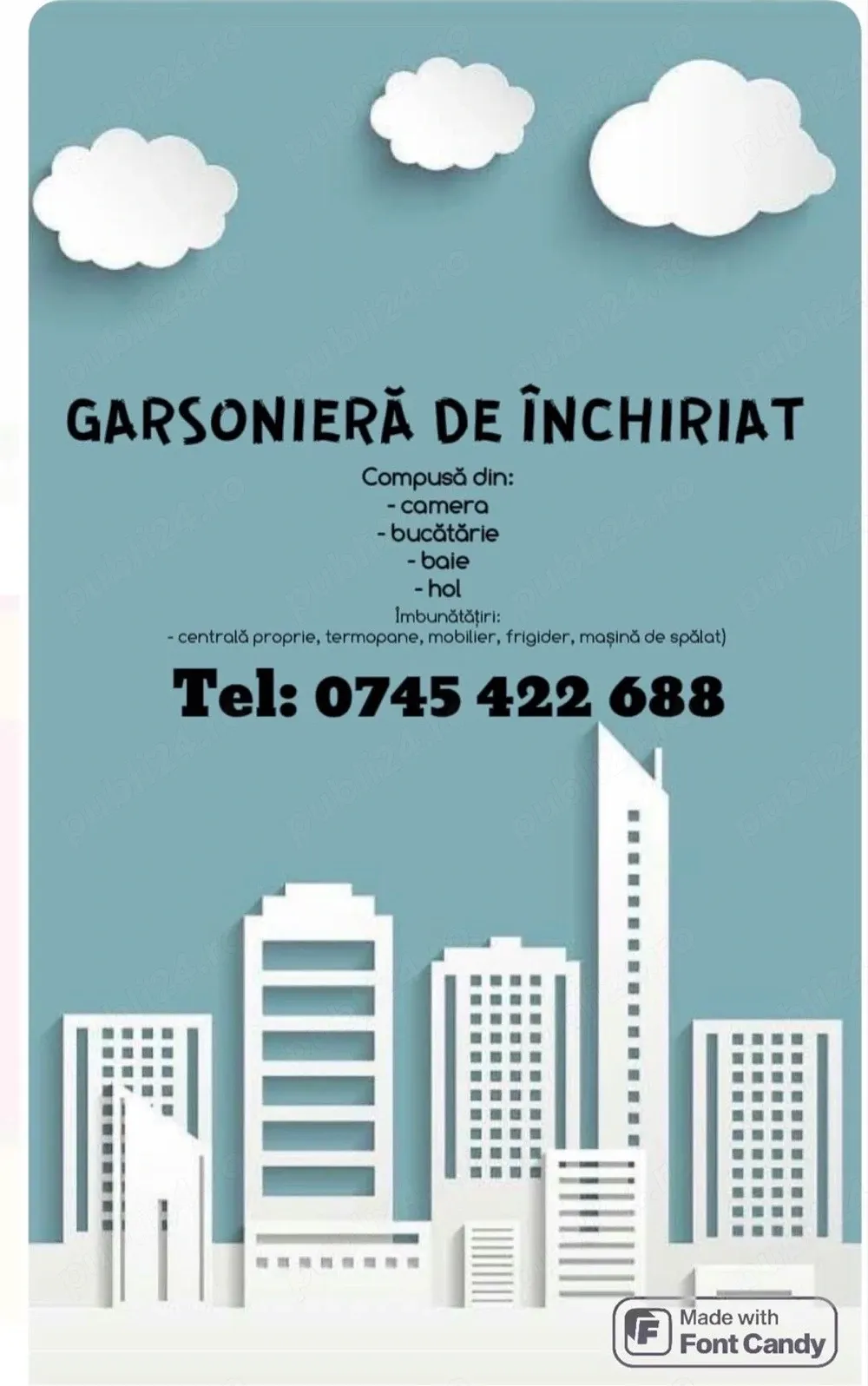 inchiriez Garsoniera Uzina 2 - imagine 1