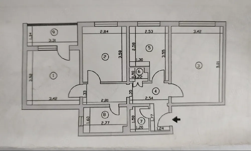 apartament 3 camere