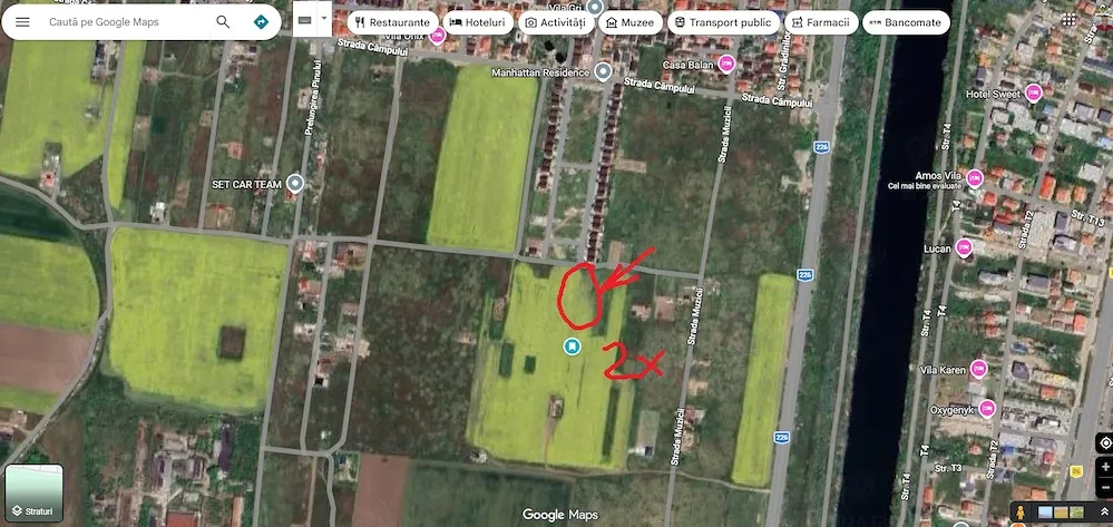 Urgent - 2 loturi teren extravilan in Navodari - 2x lot 540m2 - 30.000   LOT - imagine 1