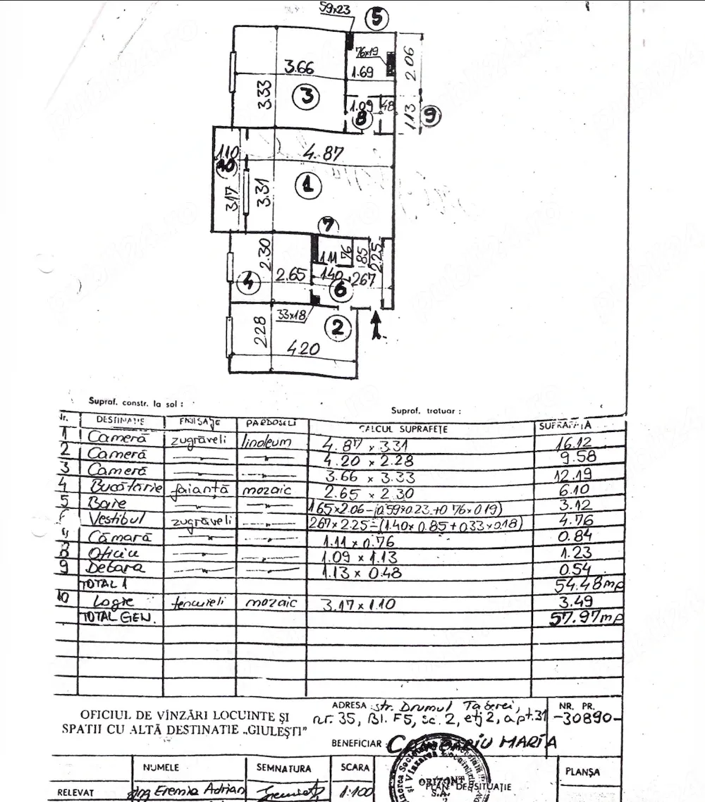 Apartament de vanzare in Drumul Taberei 35 - STATIE METROU TUDOR VLADIMIRESCU