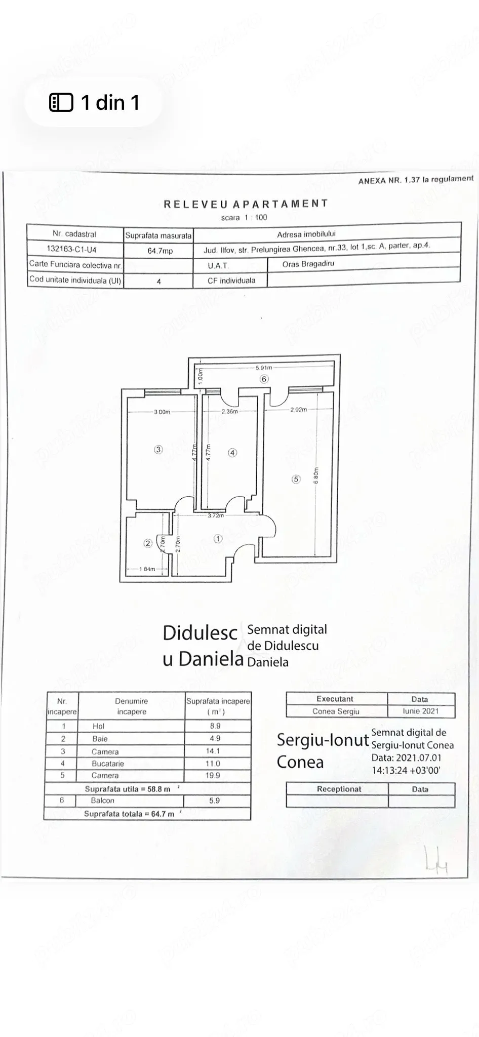 Apartament 2 camere decomandat ,Prelungirea Ghencea - imagine 1