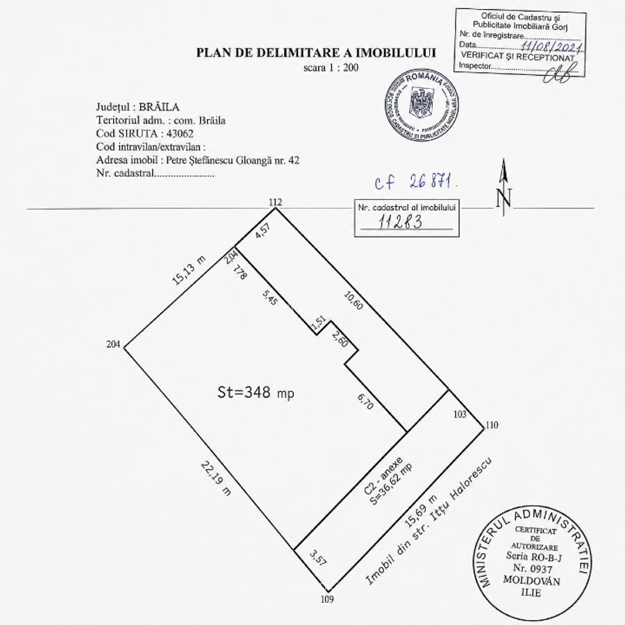 Teren Chercea, ideal investiție Braila (persoană fizică) - imagine 1