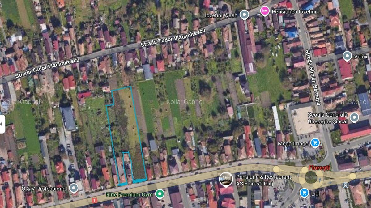 Vand teren si casa in Floresti central strada Avram Iancu - imagine 1