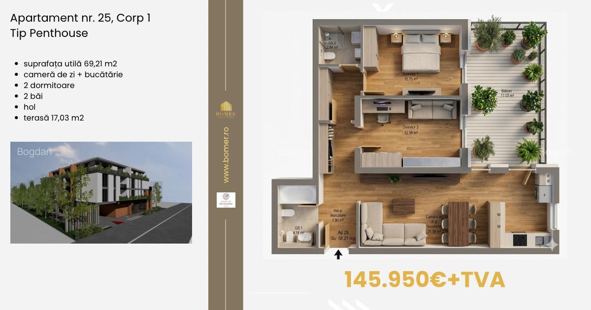 Apartament tip Penthouse - imagine 1