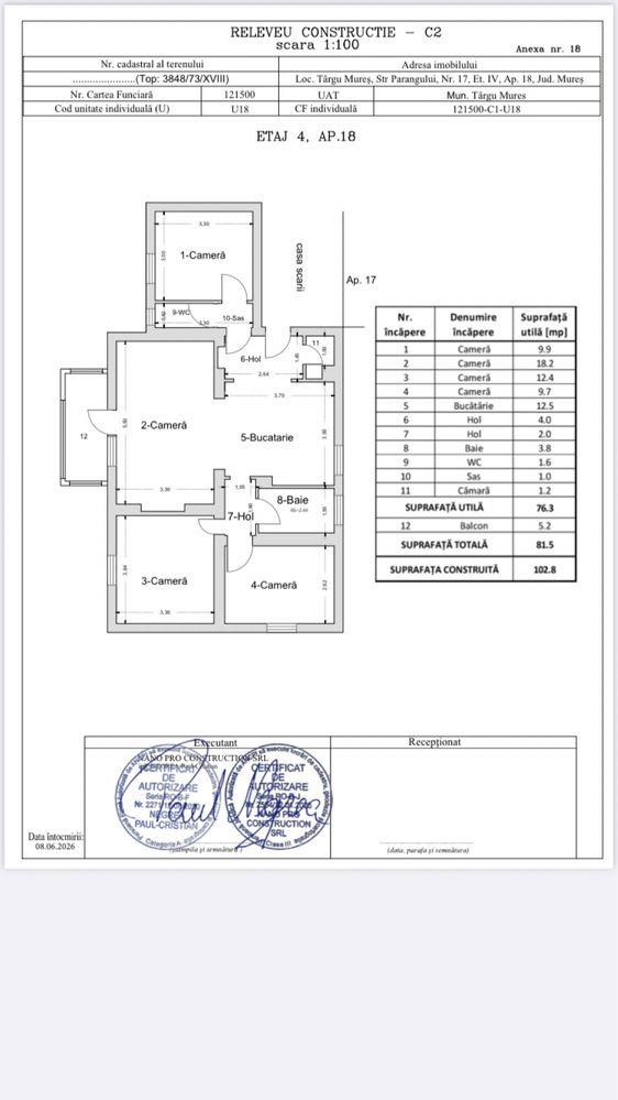 Apartament cu 4 camere - imagine 1