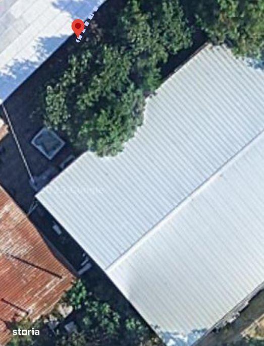 teren cu casa si hala in chirie