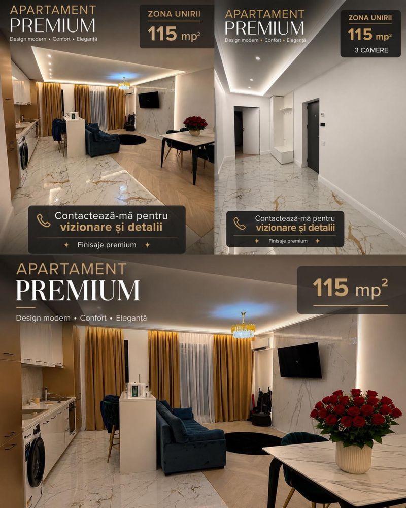 Unirii apartament 3 camere, parcare inclusa, bloc nou, direct proprietar, finisaje premium.