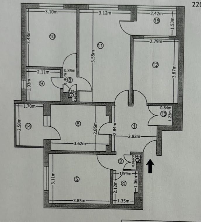 Apartament 4 camere, 88 mp | Zona Calea Rahova – Șos. Antiaeriană