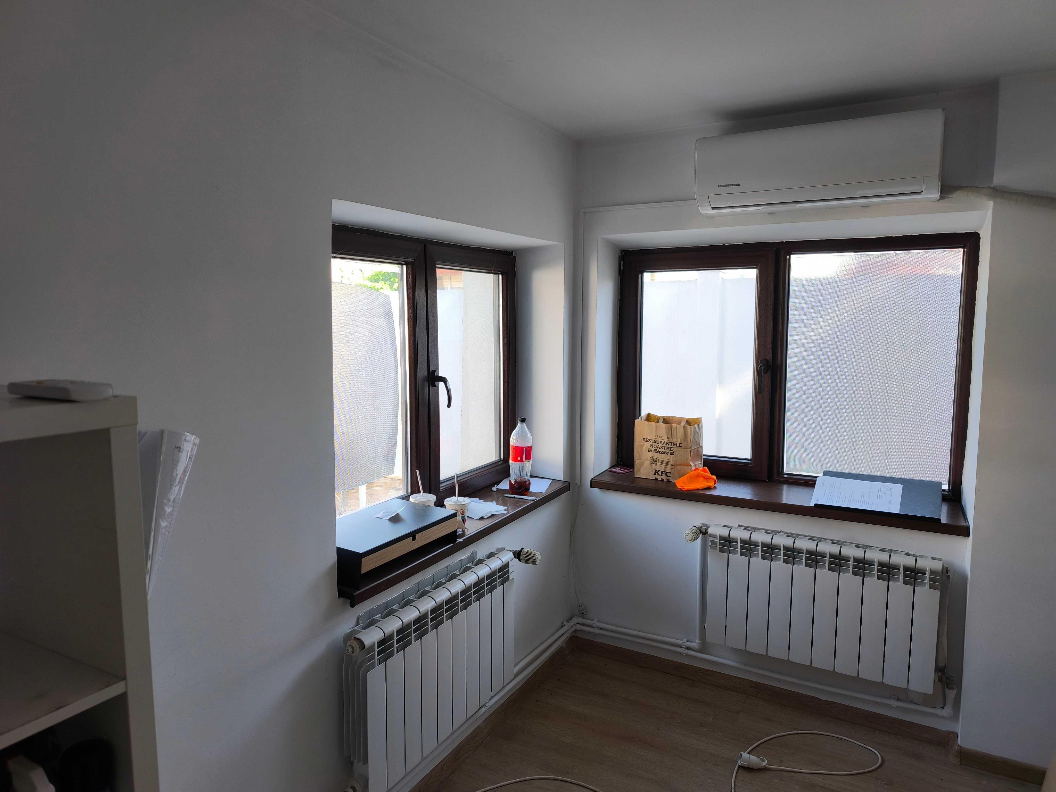 Casa locuibila imediat, centrala gaz, teren si curte proprie – zona buna - birou